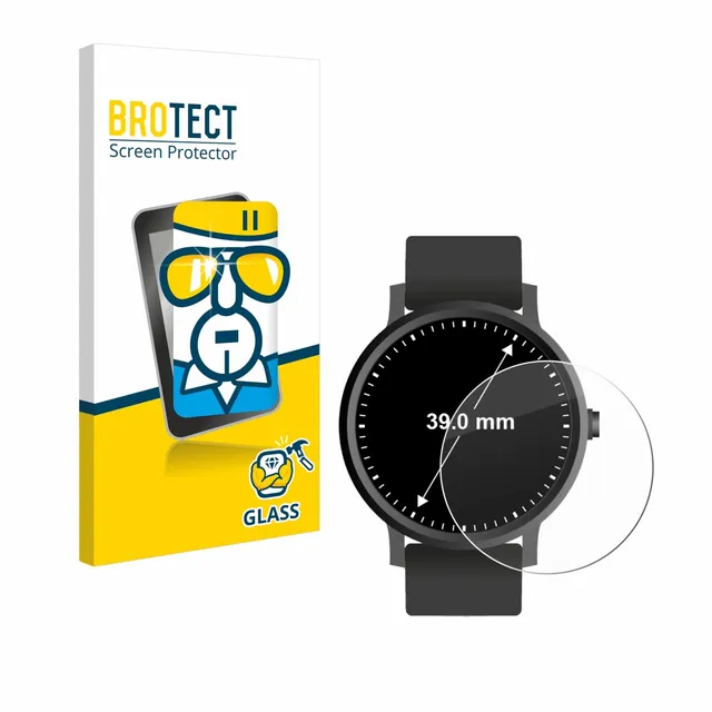 brotect-airglass-schutzglas-klar-f-r-runde-armbanduhren-39-mm image 1