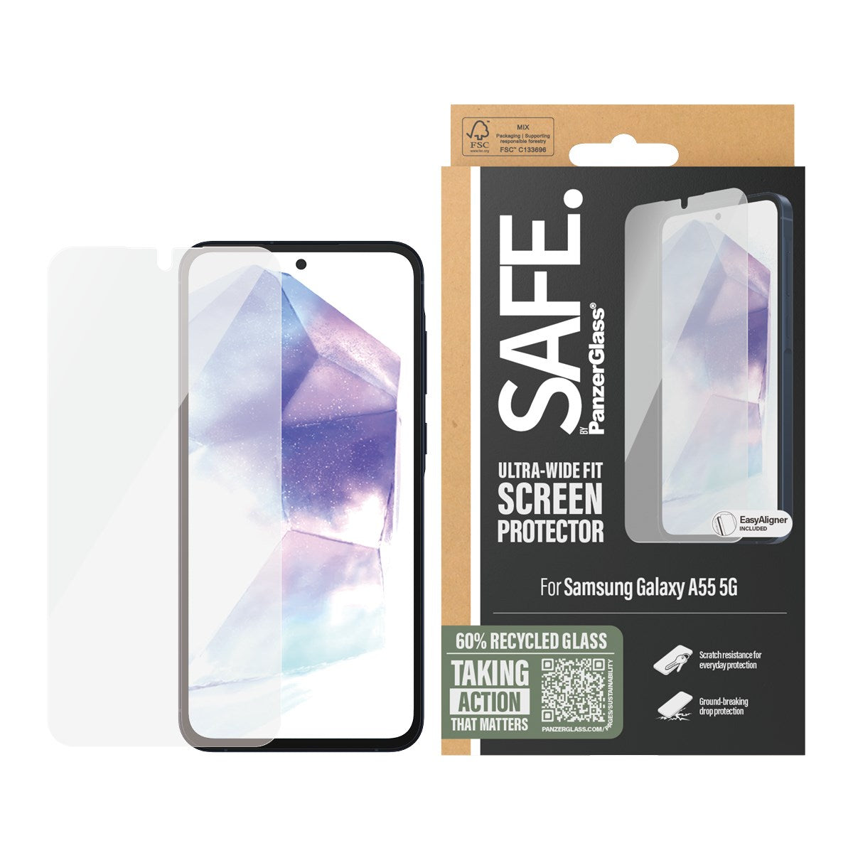 safe-by-panzerglass-displayschutz-f-r-samsung-galaxy-a55-5g-ultra-wide-fit image 2