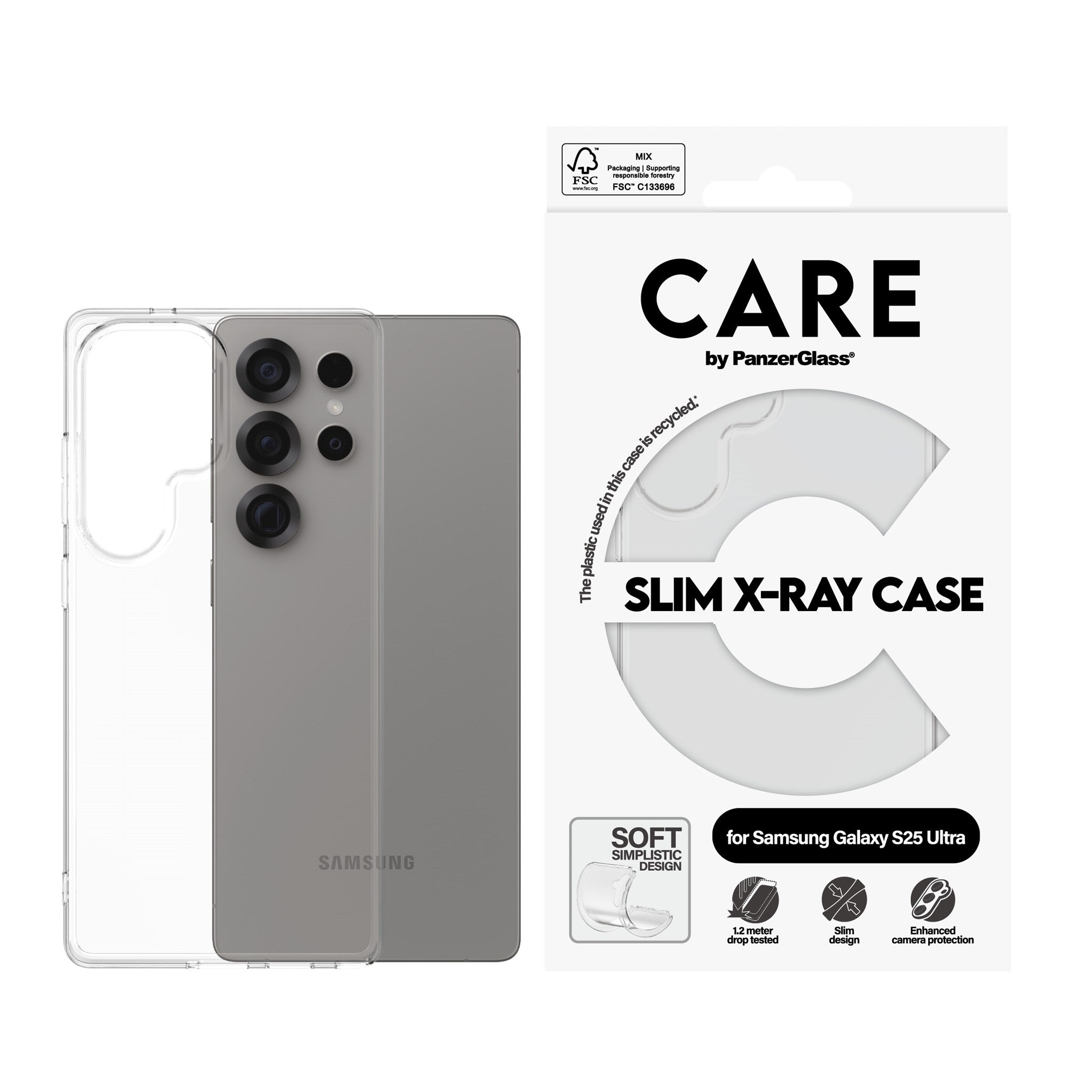 care-by-panzerglass-x-ray-case-transparente-h-lle-f-r-samsung-galaxy-s25-ultra image 2