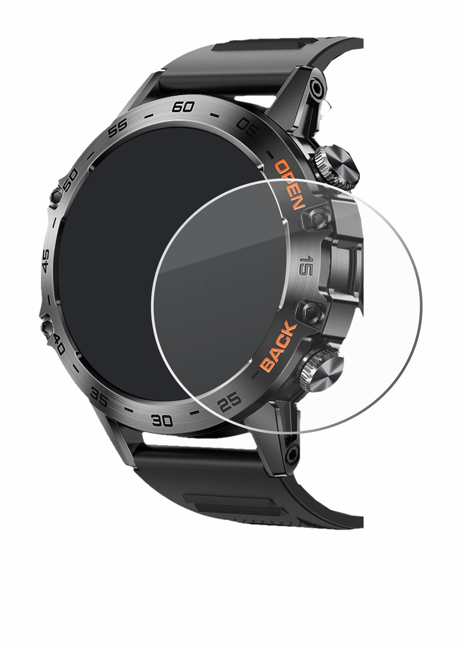 brotect-airglass-schutzglas-f-r-lemfo-smartwatch-1-39-zoll-9h-echtglas-klar image 2