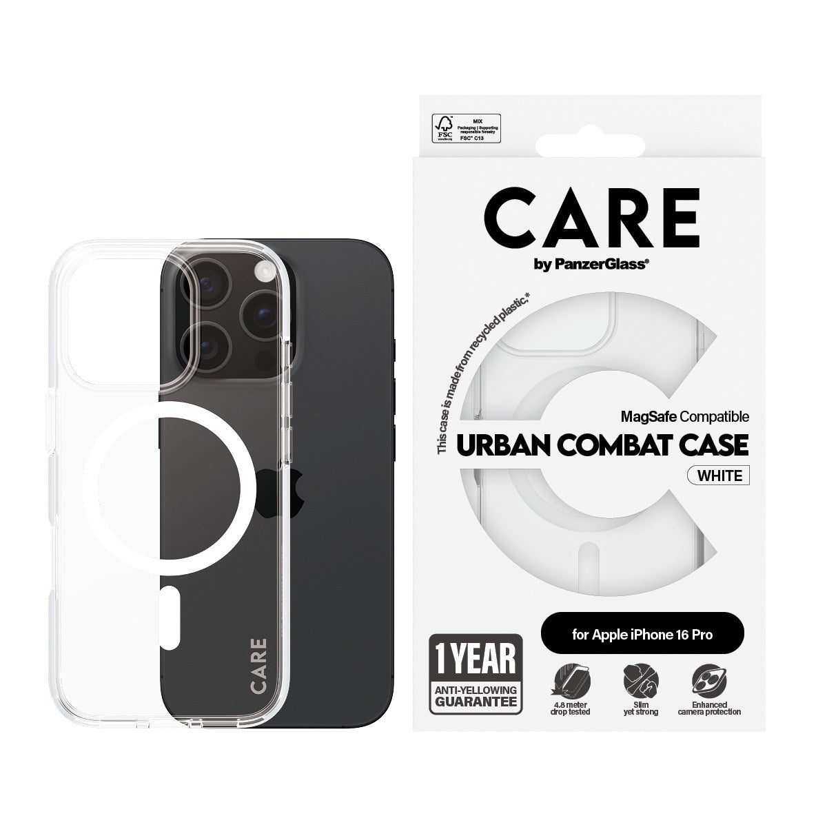 care-by-panzerglass-urban-combat-case-transparent-wei-magsafe-f-r-iphone-16-pro image 2