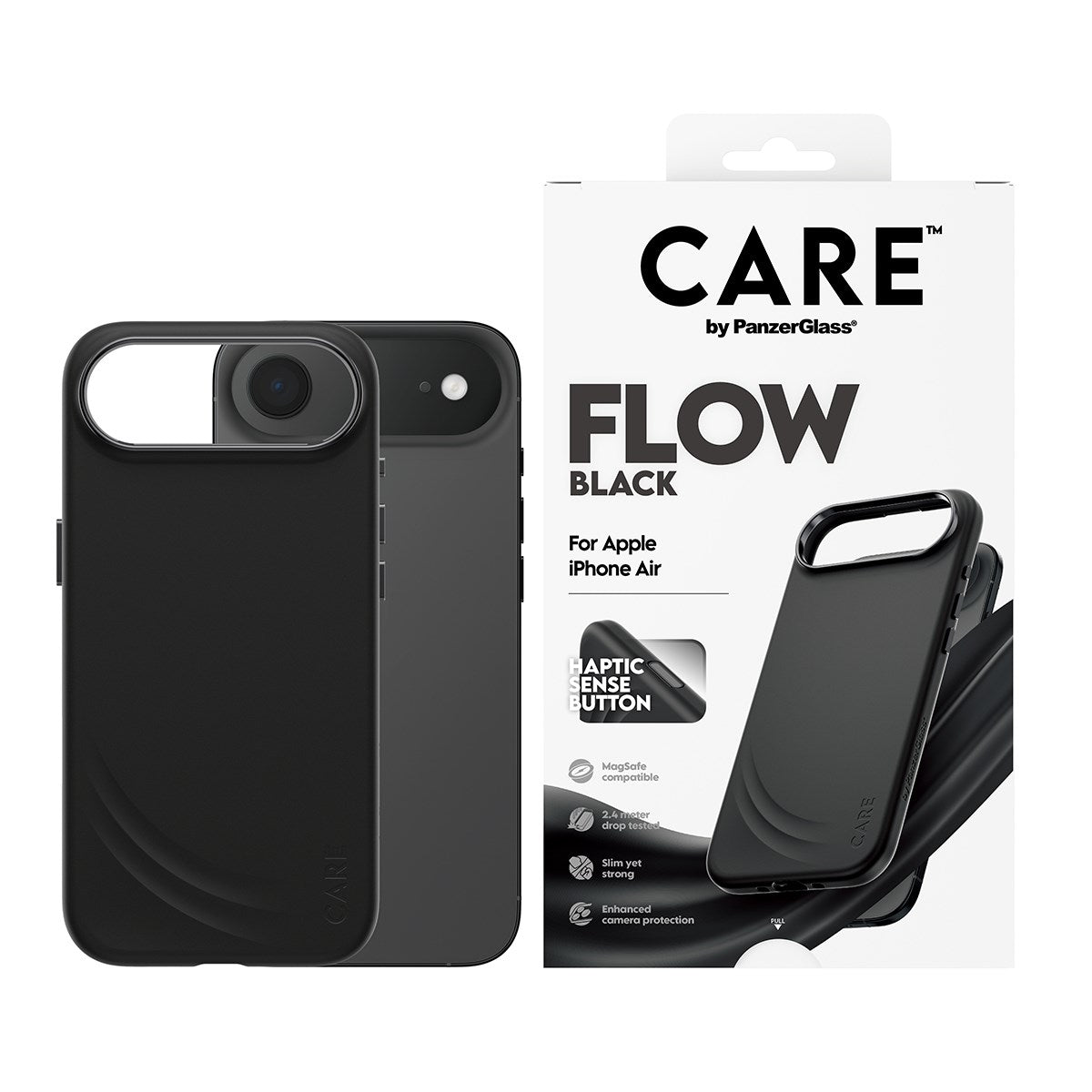 care-by-panzerglass-flow-case-schwarz-mit-haptic-button-und-magsafe-f-r-iphone-a image 2