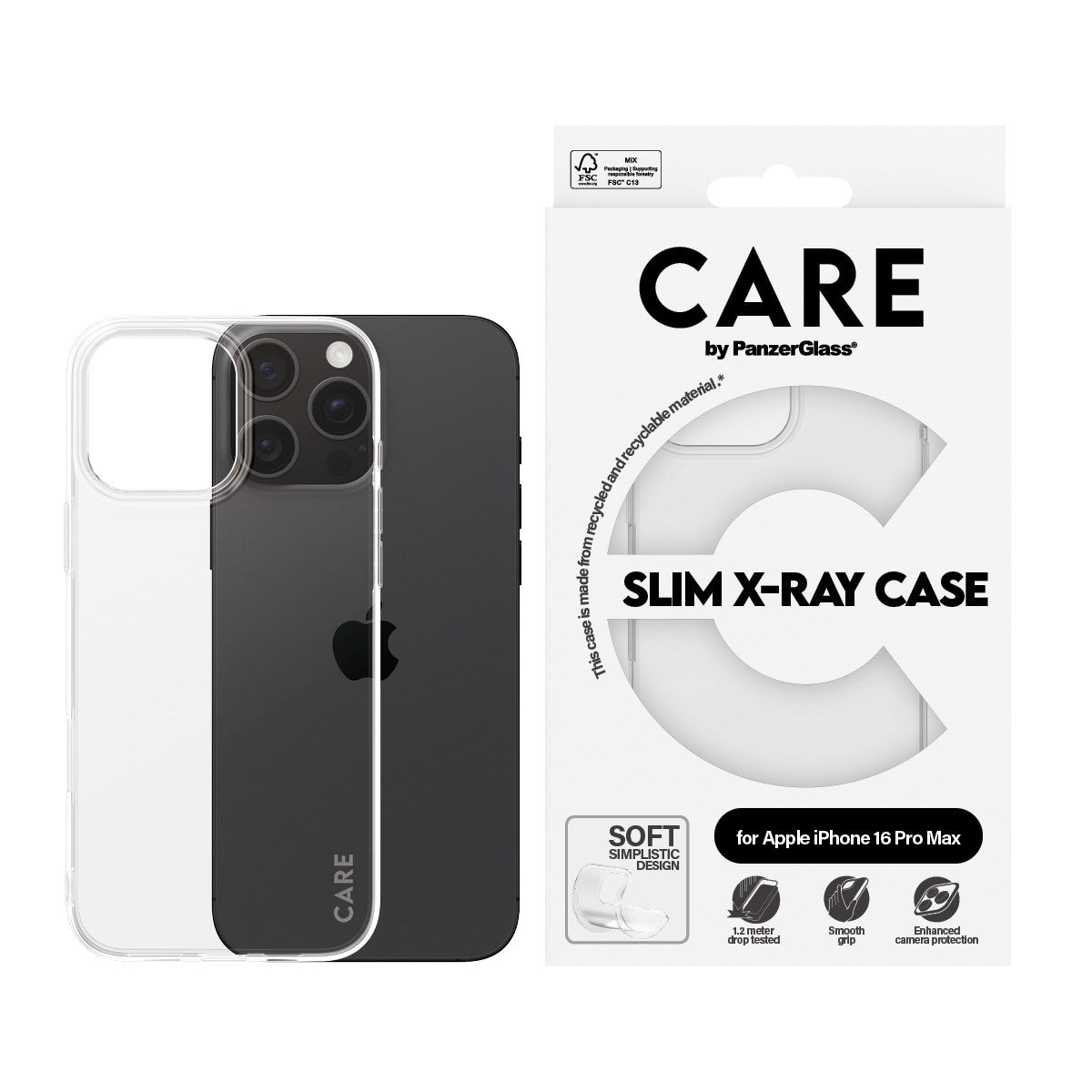 care-by-panzerglass-x-ray-case-transparente-h-lle-f-r-iphone-16-pro-max image 2