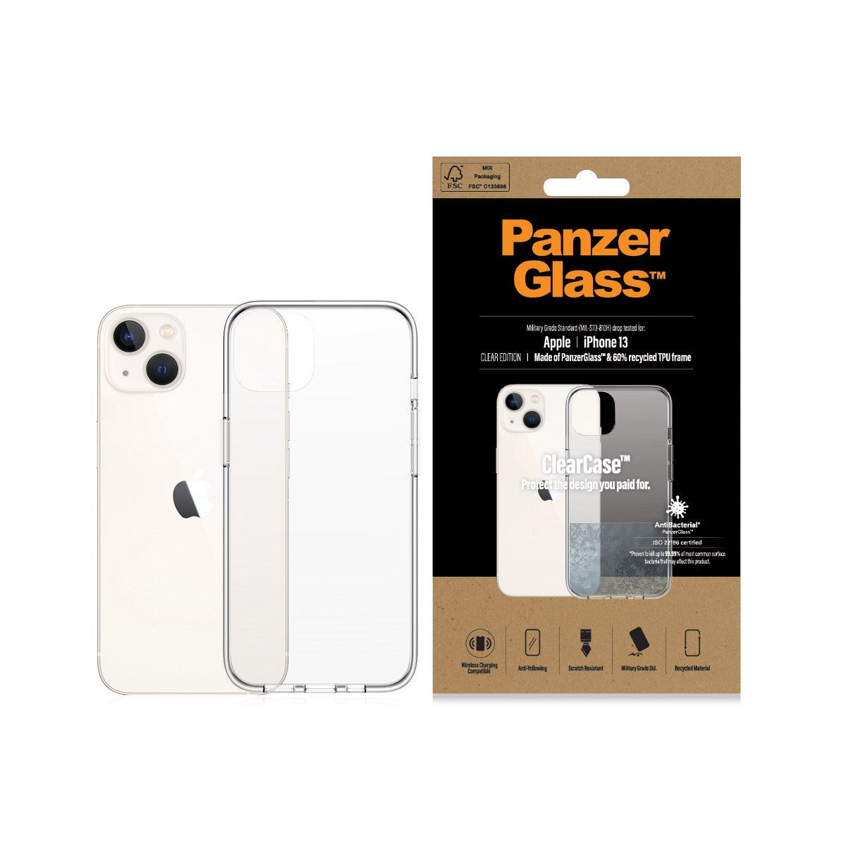 panzerglass-clearcase-schutzh-lle-iphone-13-transparent-antibakteriell image 3