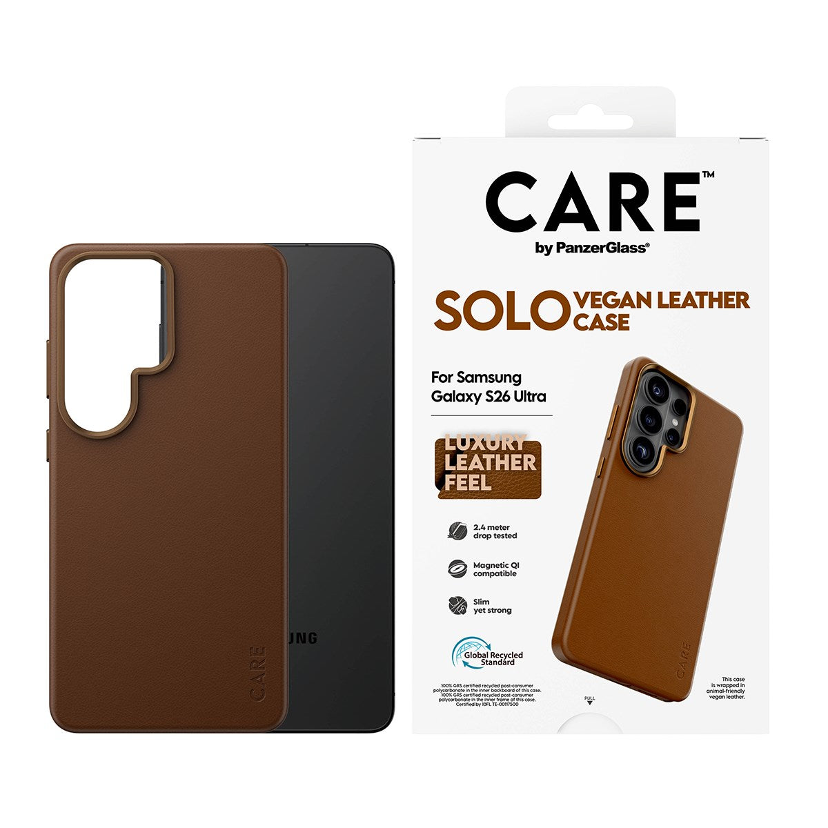 care-by-panzerglass-solo-case-braun-mit-qi-f-r-samsung-galaxy-s26-ultra image 2