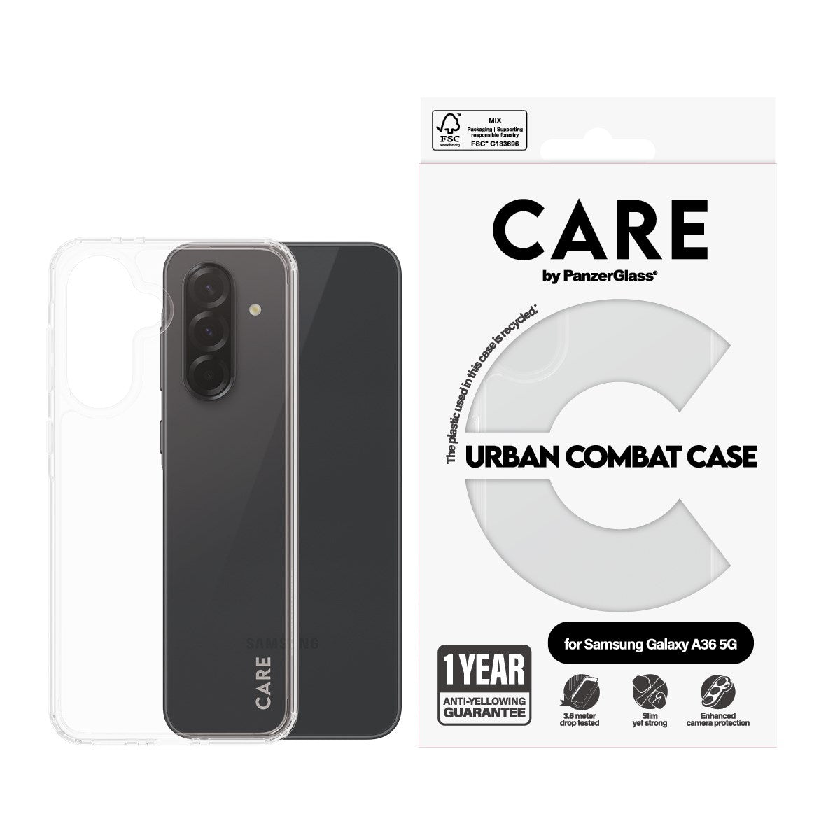 care-by-panzerglass-urban-combat-case-transparent-f-r-samsung-galaxy-a36-5g image 2