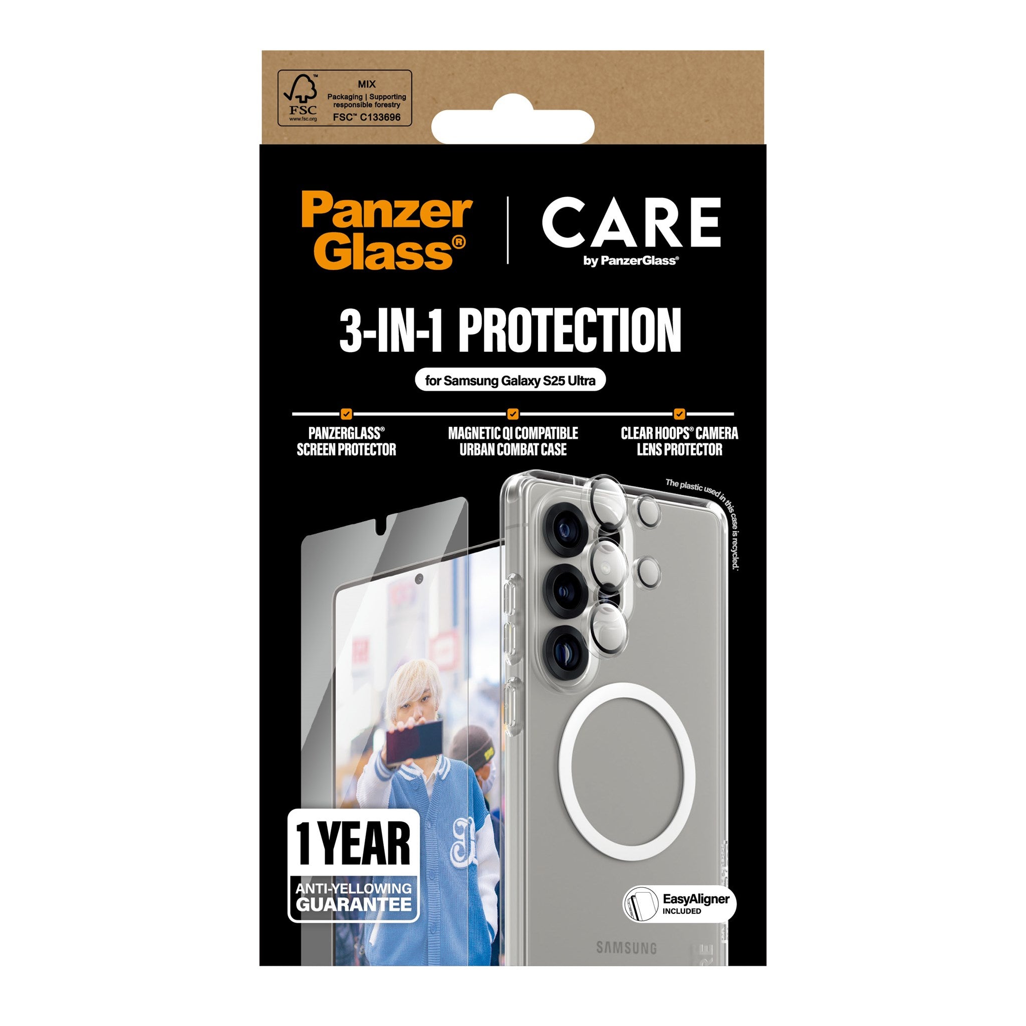 panzerglass-care-3-in-1-set-samsung-galaxy-s25-ultra image 3