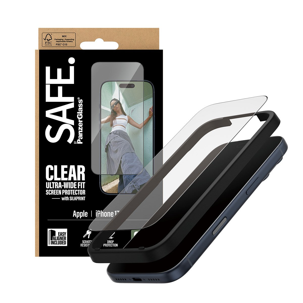 safe-by-panzerglass-displayschutz-iphone-17-pro-ultra-wide-fit-mit-easyaligner image 5