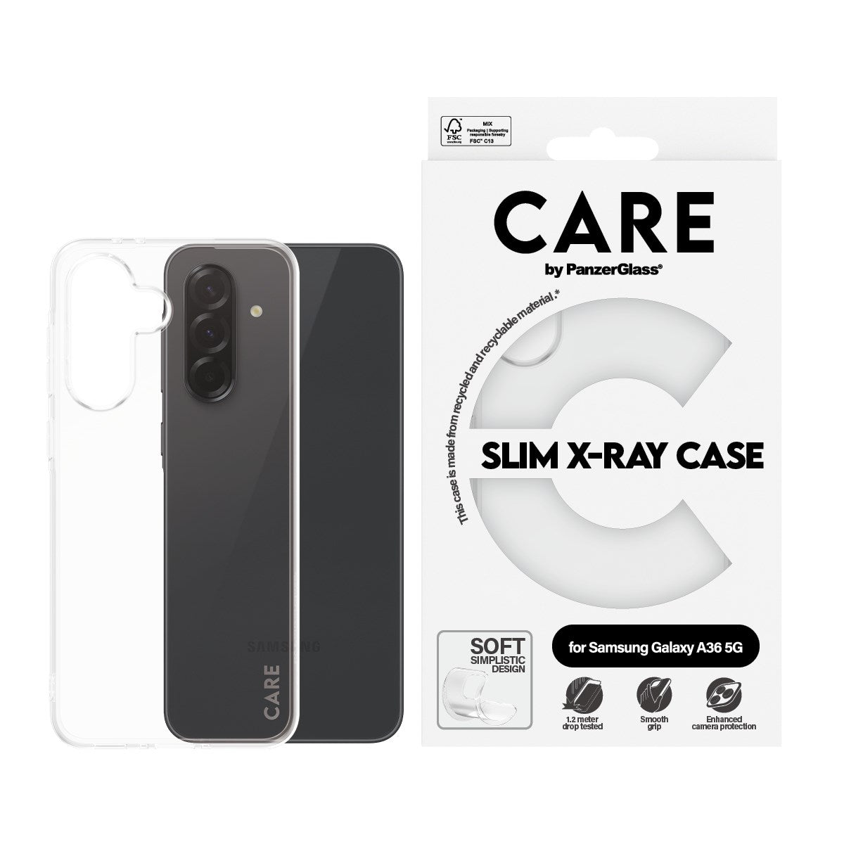 care-by-panzerglass-x-ray-case-transparent-f-r-samsung-galaxy-a36-5g image 2