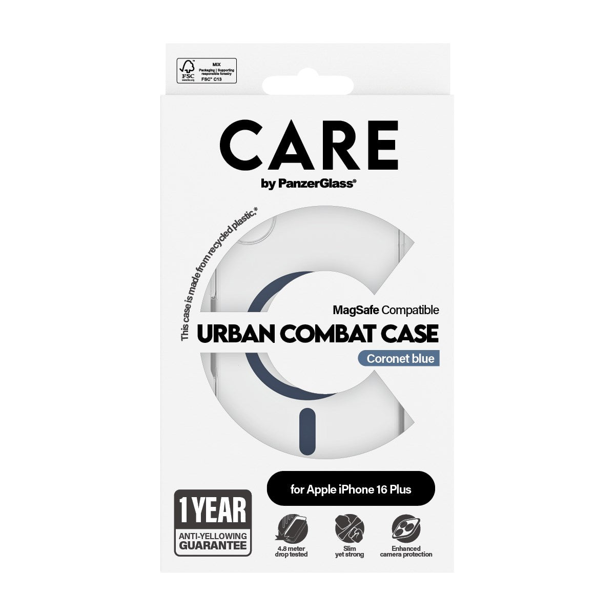 care-by-panzerglass-urban-combat-case-transparent-blau-magsafe-iphone-16-plus image 3