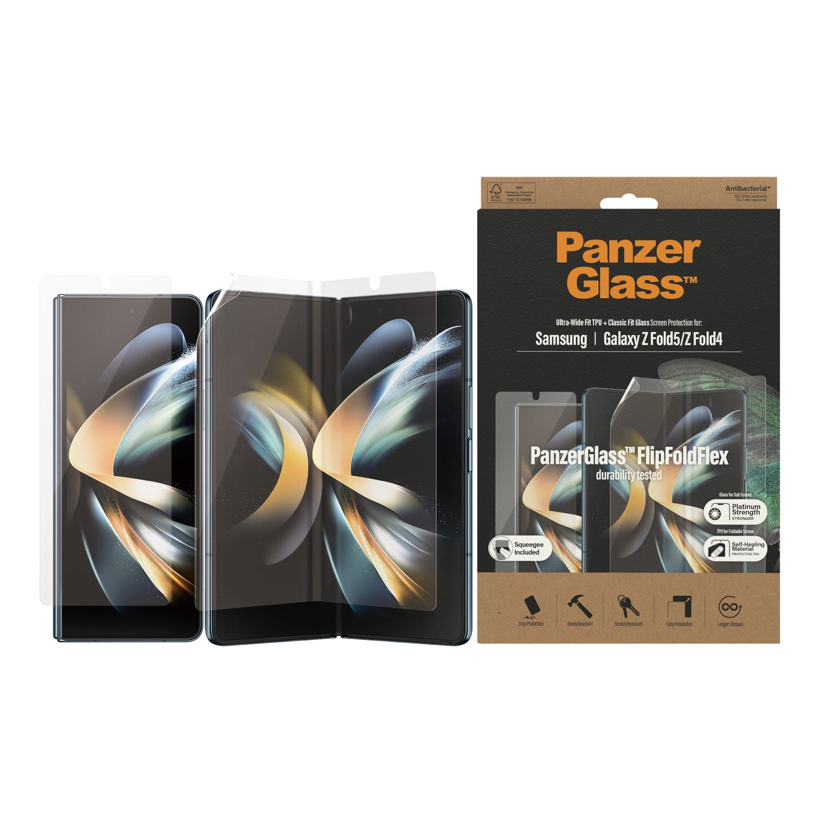 panzerglass-displayschutz-f-r-samsung-galaxy-z-fold-4-fold-5-flexible-tpu-folie image 3