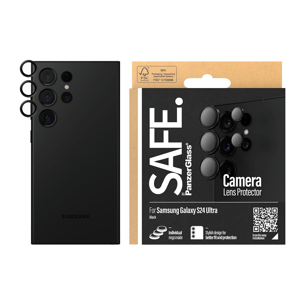 safe-by-panzerglass-kameraschutz-schwarz-f-r-samsung-galaxy-s24-ultra image 2