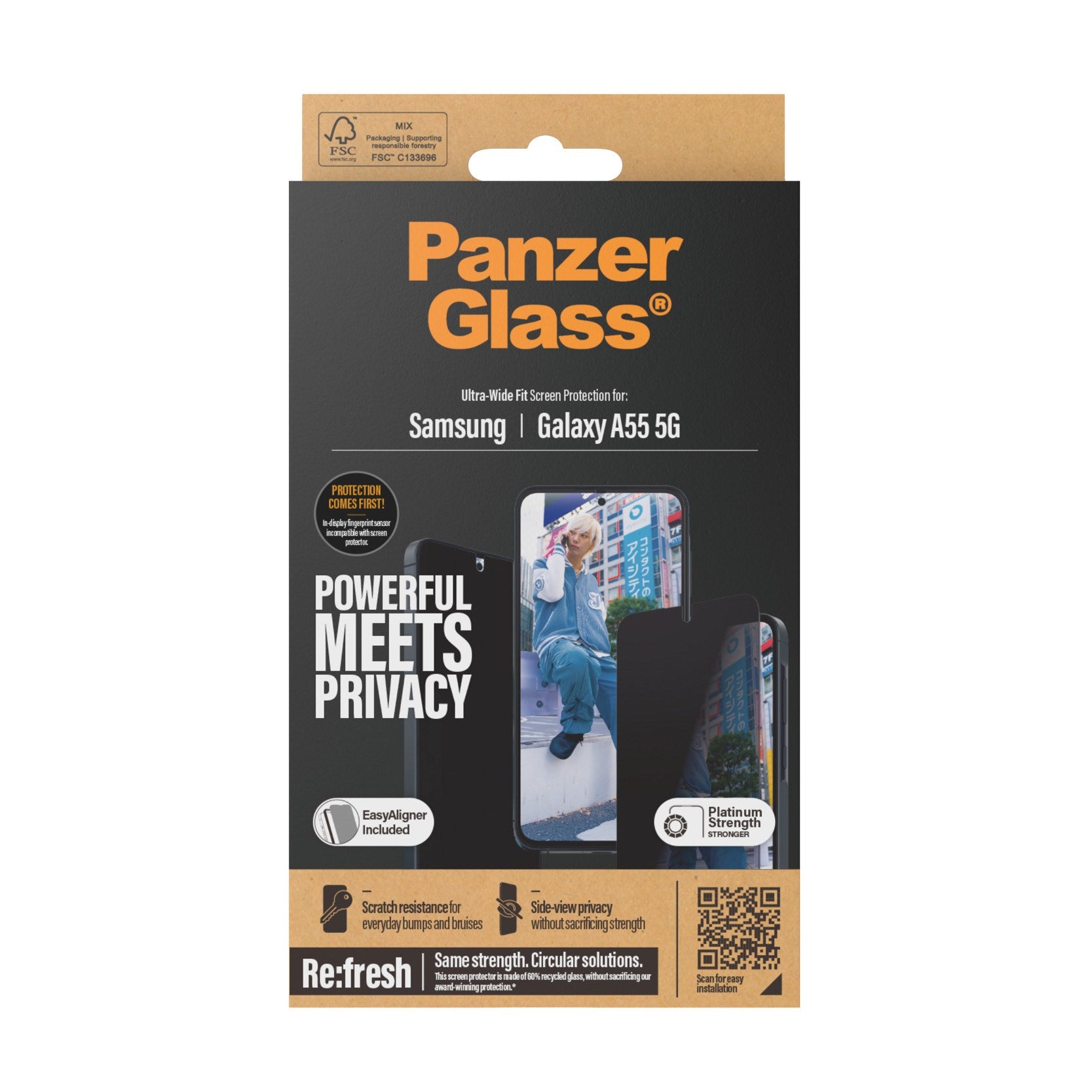 panzerglass-privacy-displayschutz-ultra-wide-fit-f-r-samsung-galaxy-a55-5g image 3