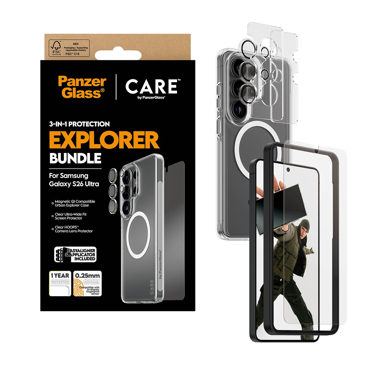 panzerglass-care-3-in-1-set-samsung-galaxy-s26-ultra-display-h-lle image 5