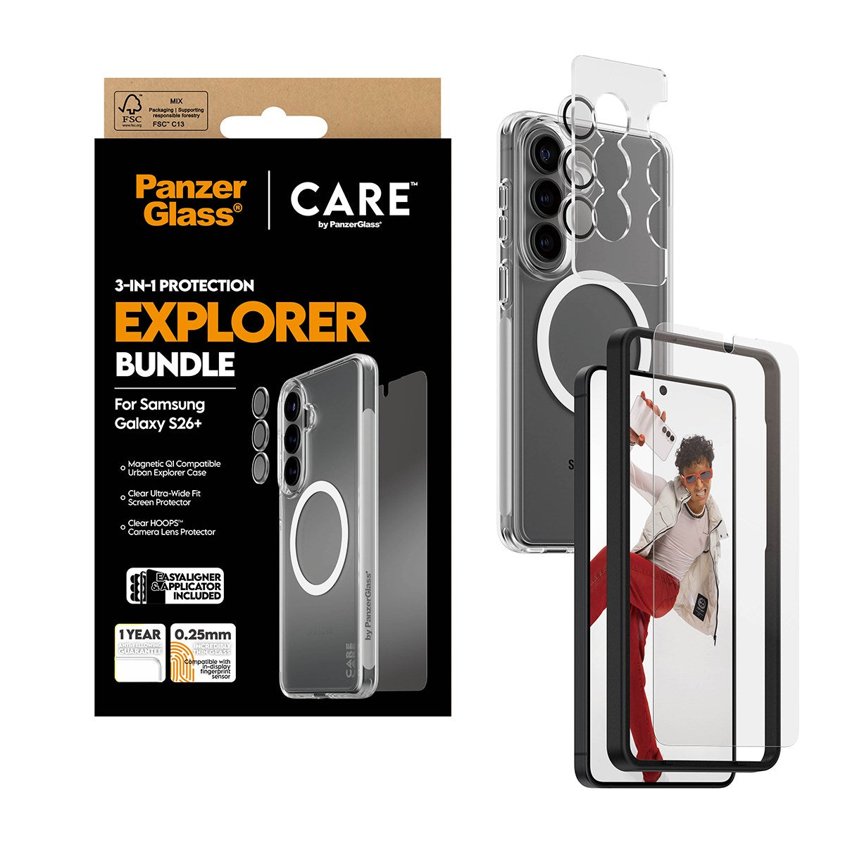 panzerglass-care-3-in-1-set-samsung-galaxy-s26-ultra-wide-fit image 5