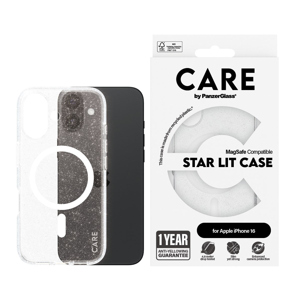 care-by-panzerglass-star-lit-case-wei-magsafe-iphone-16 image 2