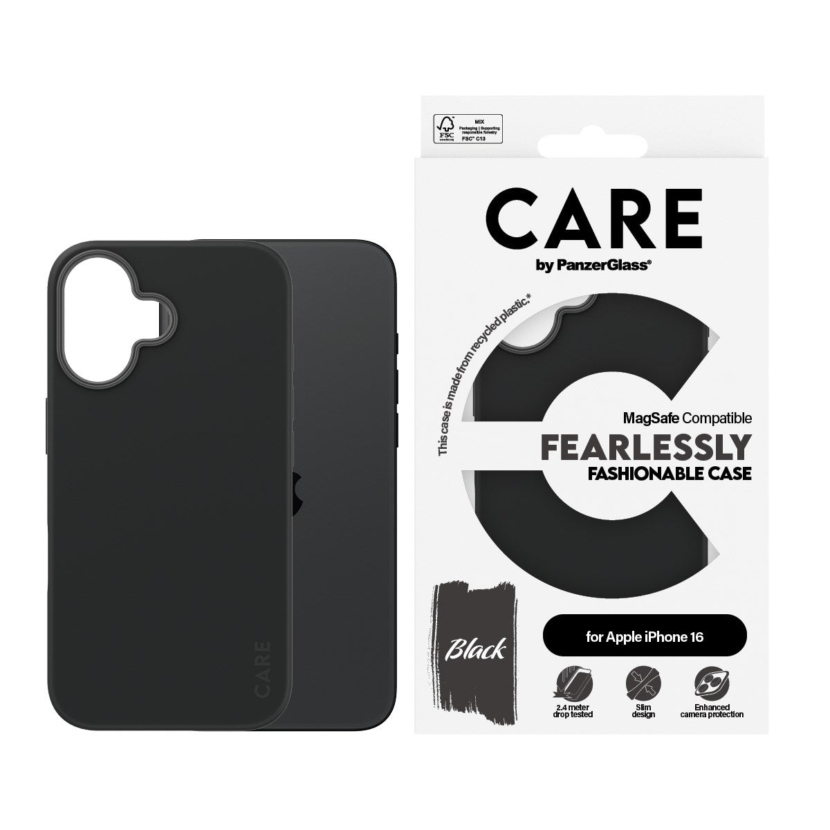 care-by-panzerglass-case-schwarz-mit-magsafe-f-r-apple-iphone-16 image 2