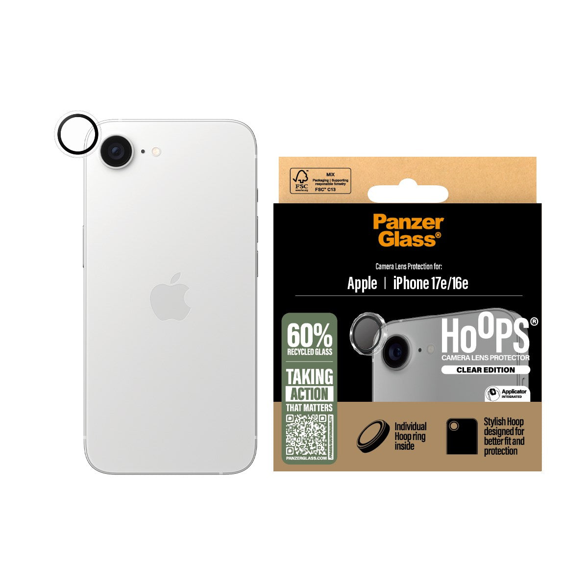 panzerglass-hoops-kameraschutz-transparent-f-r-iphone-17e-16e image 2