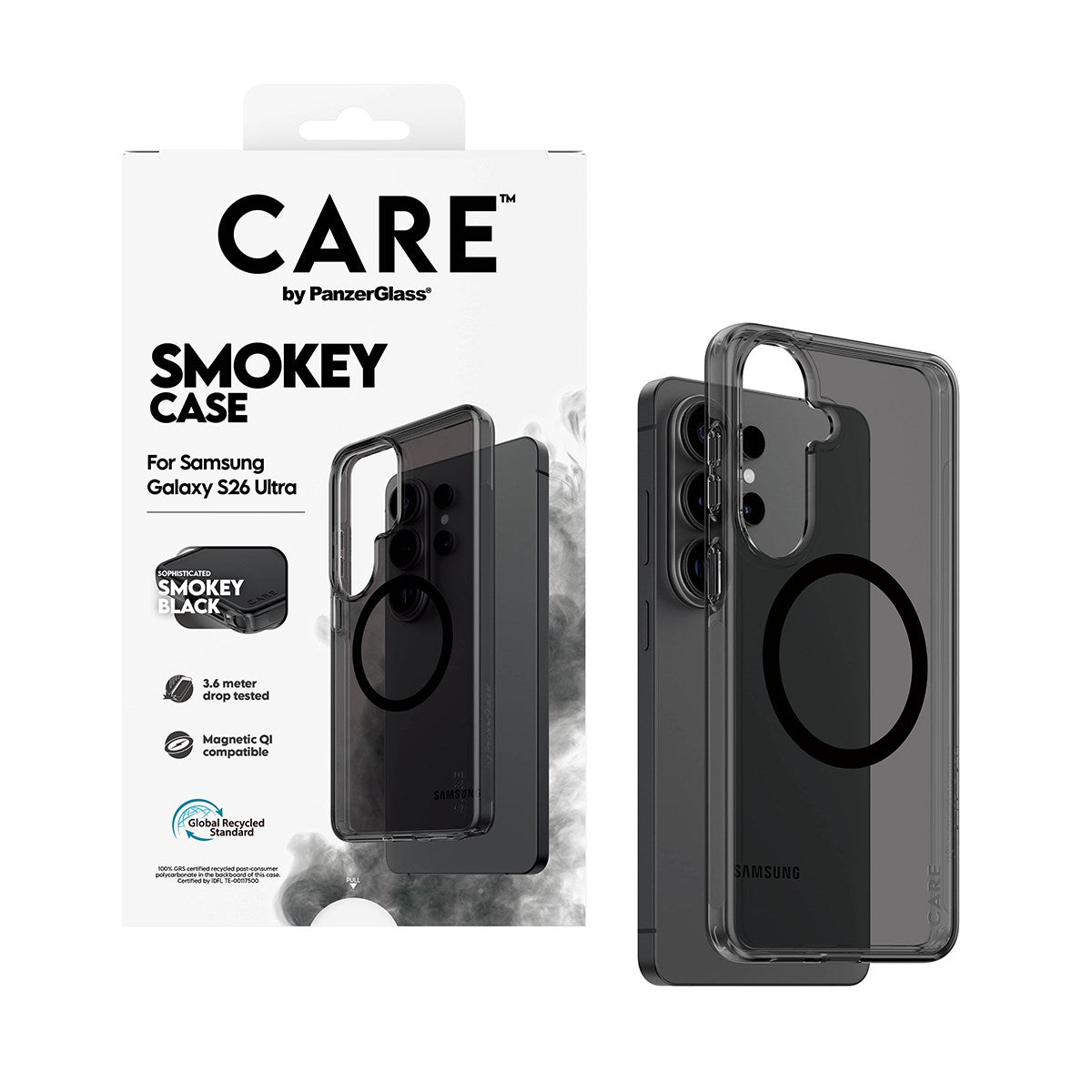 care-by-panzerglass-smokey-case-schwarz-qi-samsung-galaxy-s26-ultra image 5