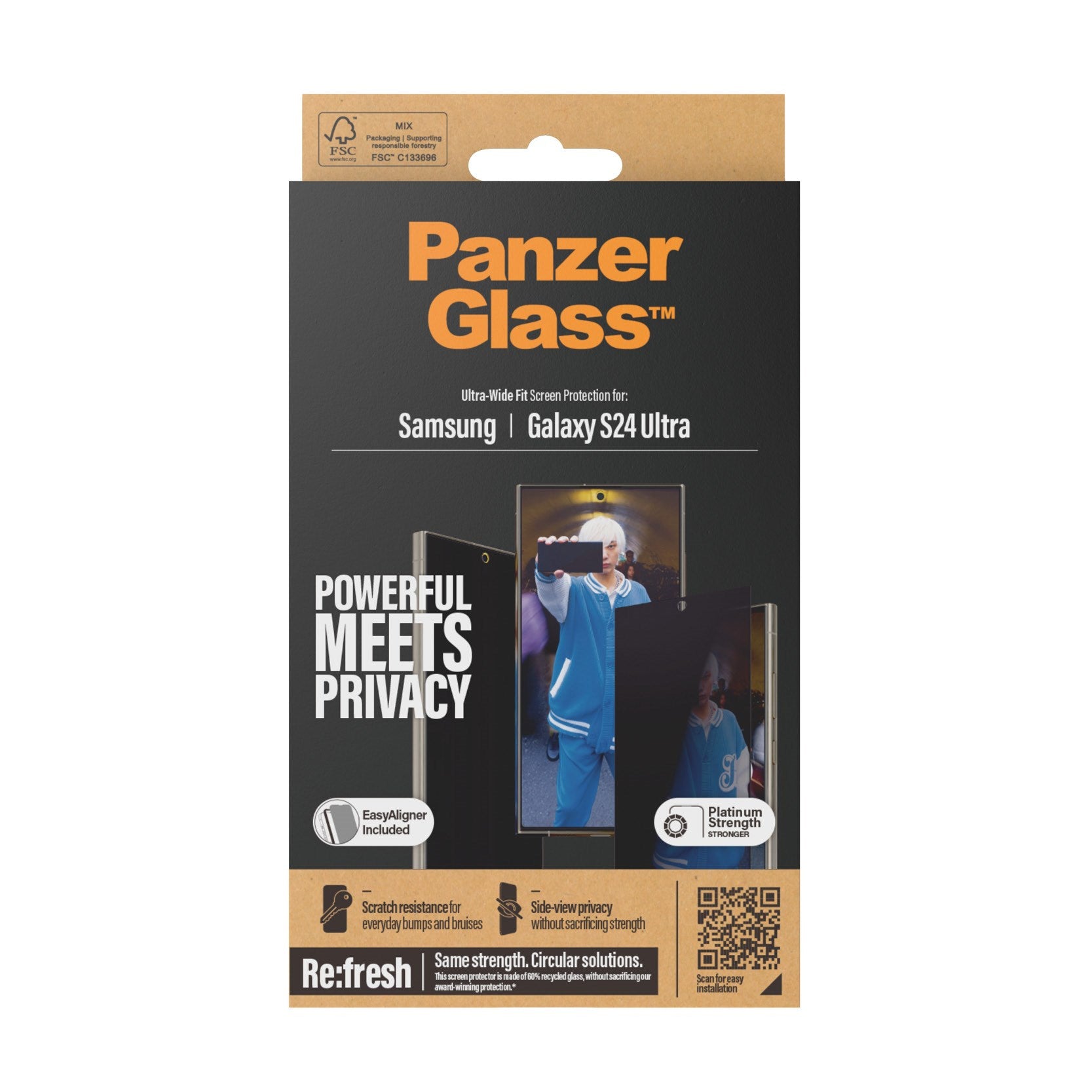 panzerglass-privacy-displayschutz-samsung-galaxy-s24-ultra-ultra-wide-fit-mit-ea image 3