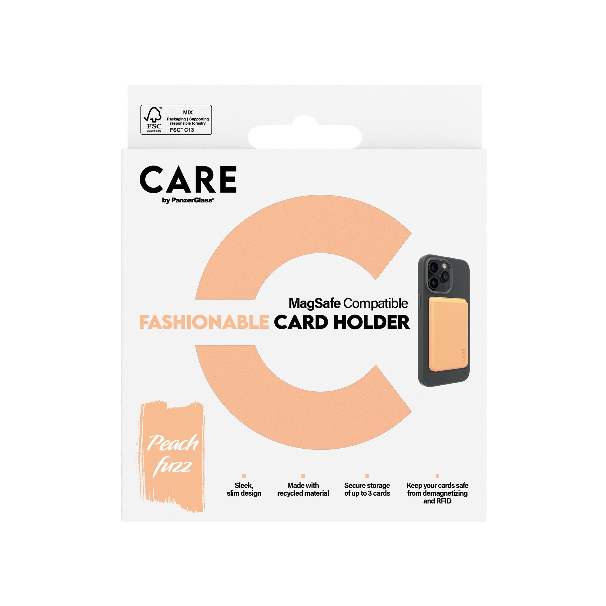 care-by-panzerglass-kartenhalter-peachy-mit-magsafe-f-r-iphone image 3