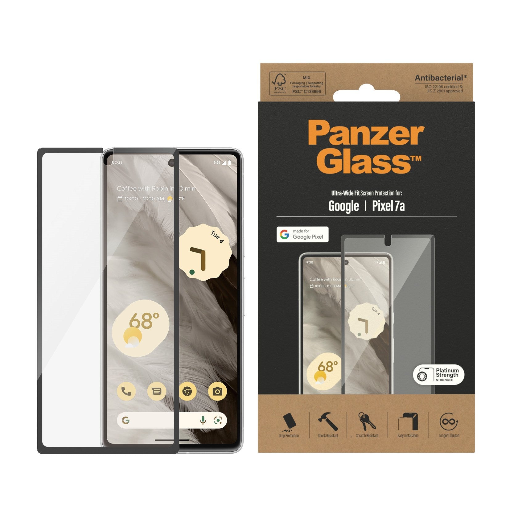 panzerglass-displayschutz-google-pixel-7a-ultra-wide-fit image 2