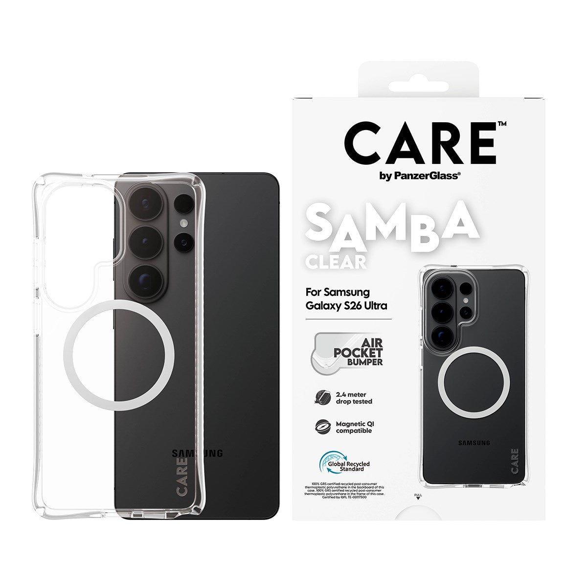 care-by-panzerglass-samba-case-transparent-weiss-qi-f-r-samsung-galaxy-s26-ultra image 2