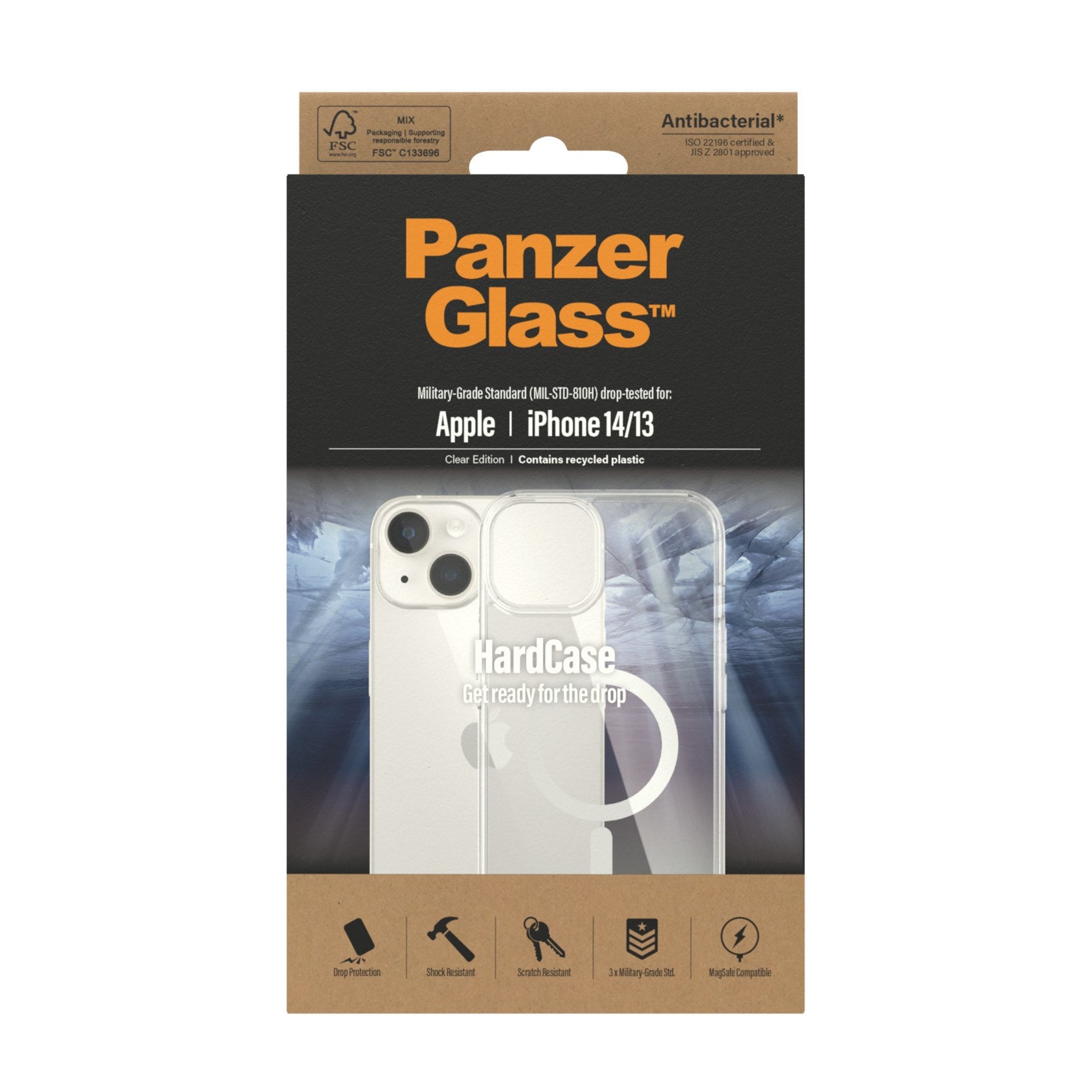 panzerglass-hardcase-transparent-mit-wei-magsafe-iphone-14-iphone-13 image 3