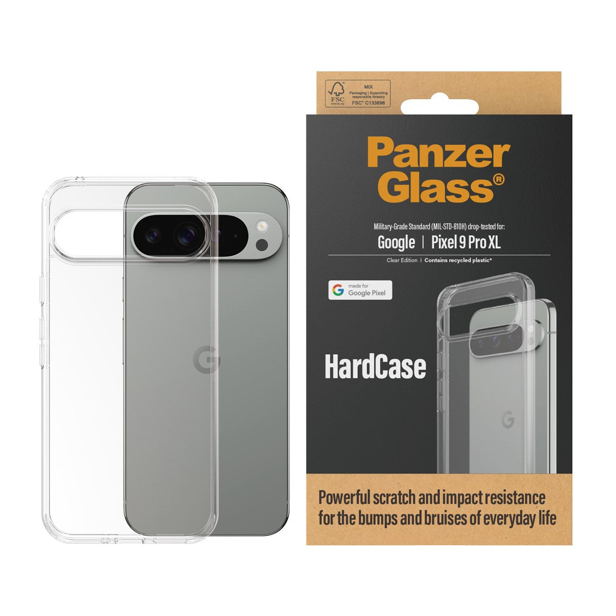 panzerglass-hardcase-transparent-google-pixel-9-pro-xl-3x-military-grade image 2