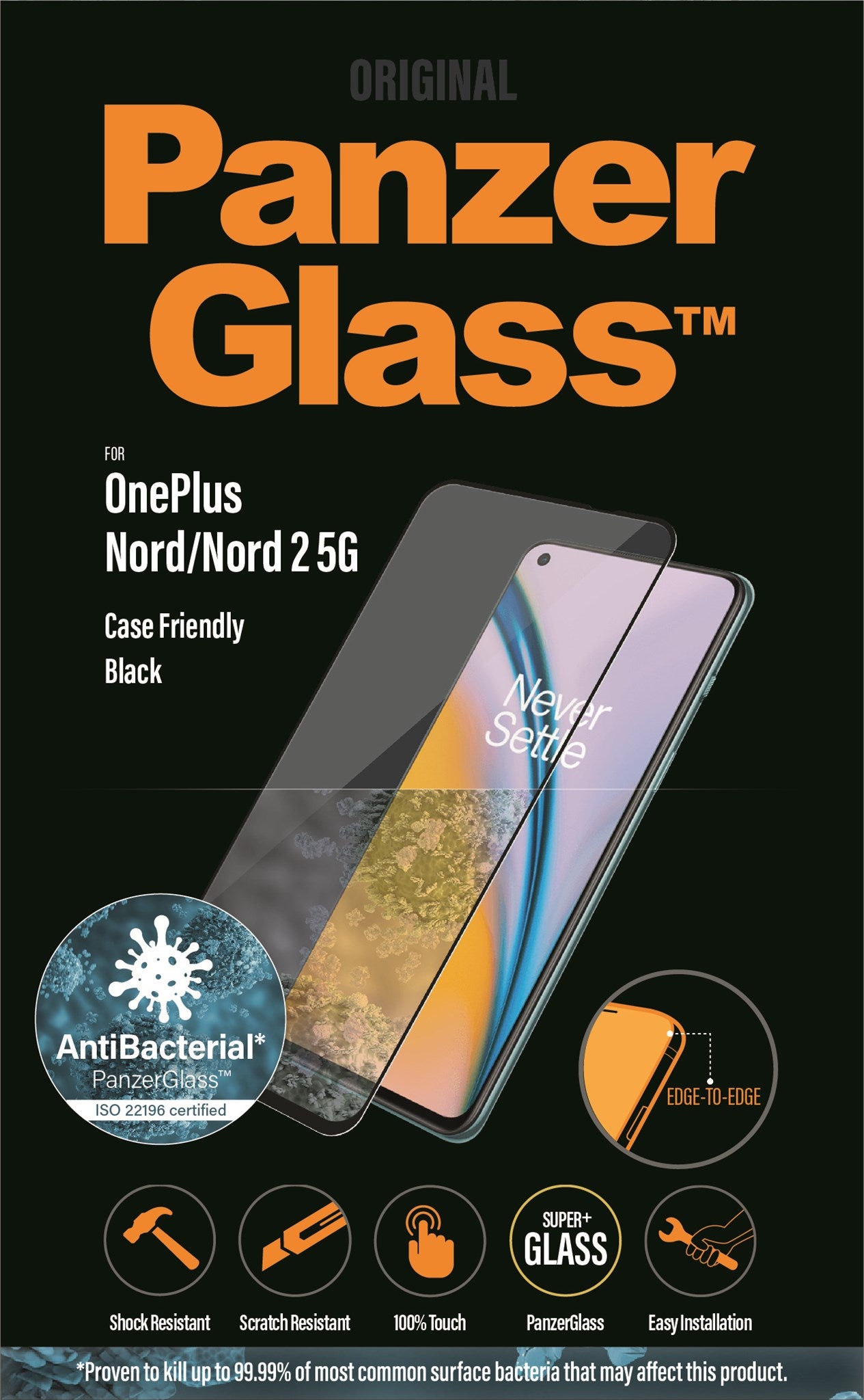panzerglass-displayschutz-f-r-oneplus-nord-geh-rtetes-schutzglas-case-friendly image 8