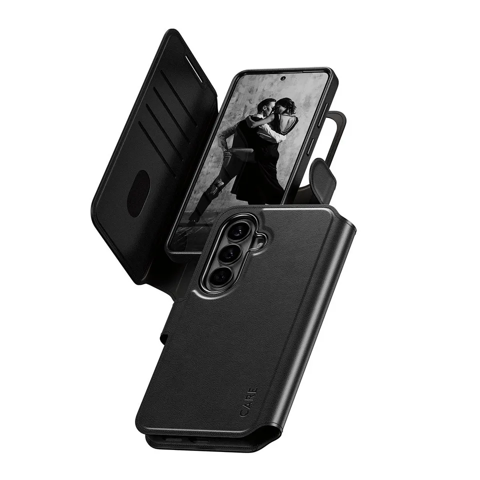 care-by-panzerglass-tango-2-in-1-wallet-h-lle-mit-qi-f-r-samsung-galaxy-s26 image 1
