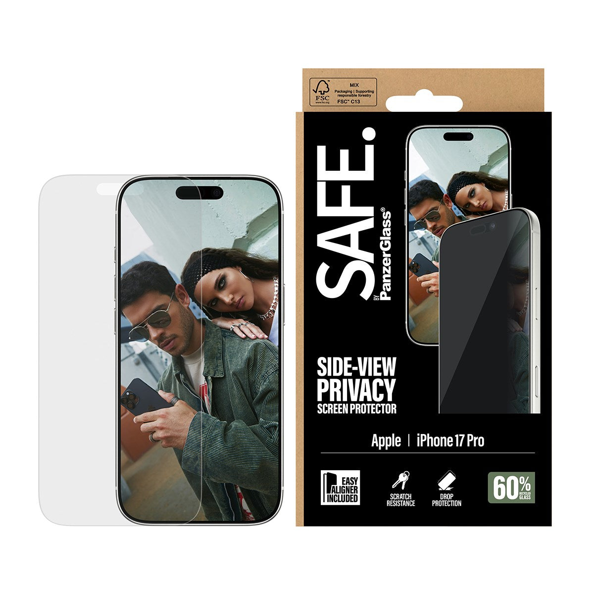 safe-by-panzerglass-2-way-privacy-displayschutz-ultra-wide-fit-f-r-iphone-17-pro image 2