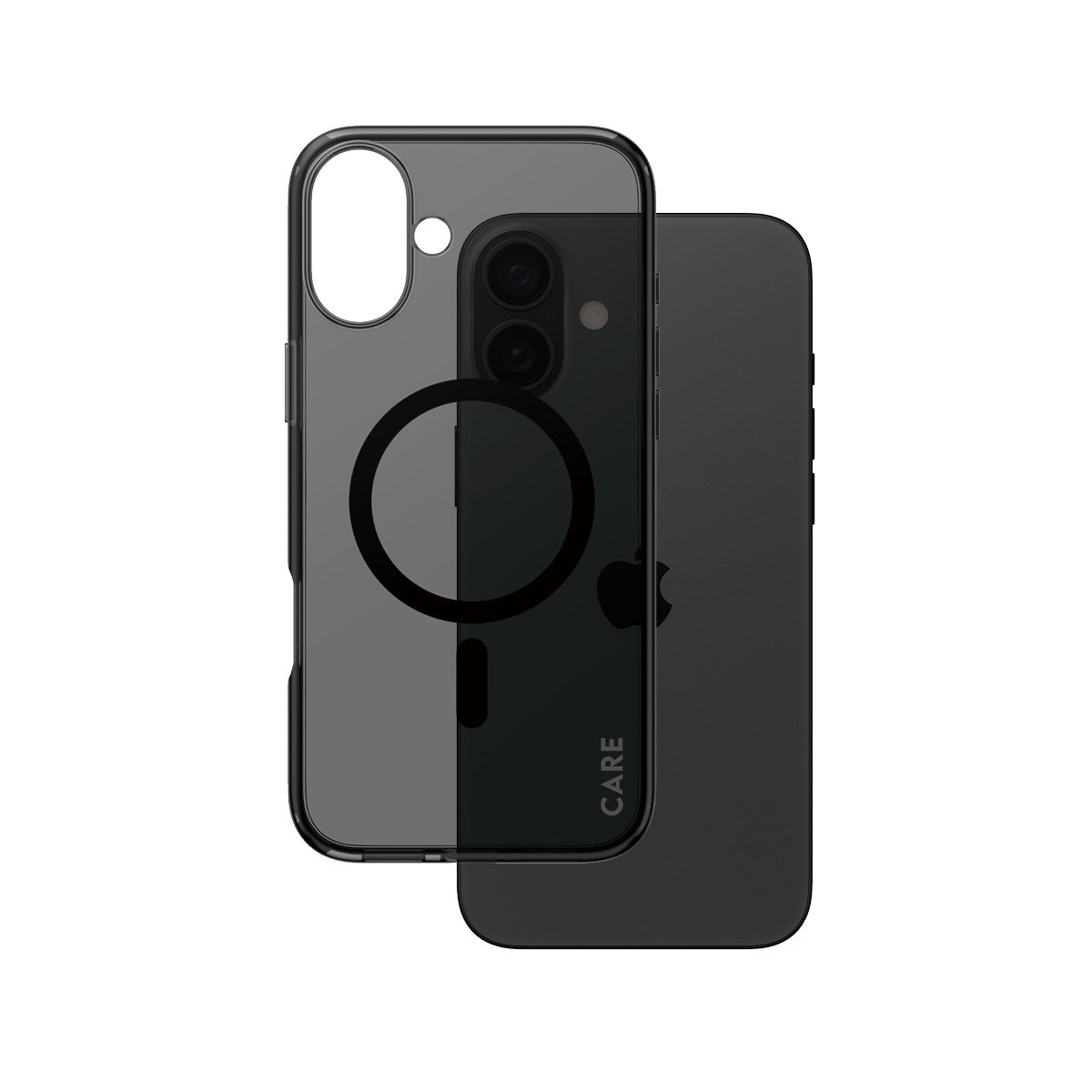 care-by-panzerglass-smokey-case-mit-schwarz-magsafe-f-r-iphone-16-plus image 1