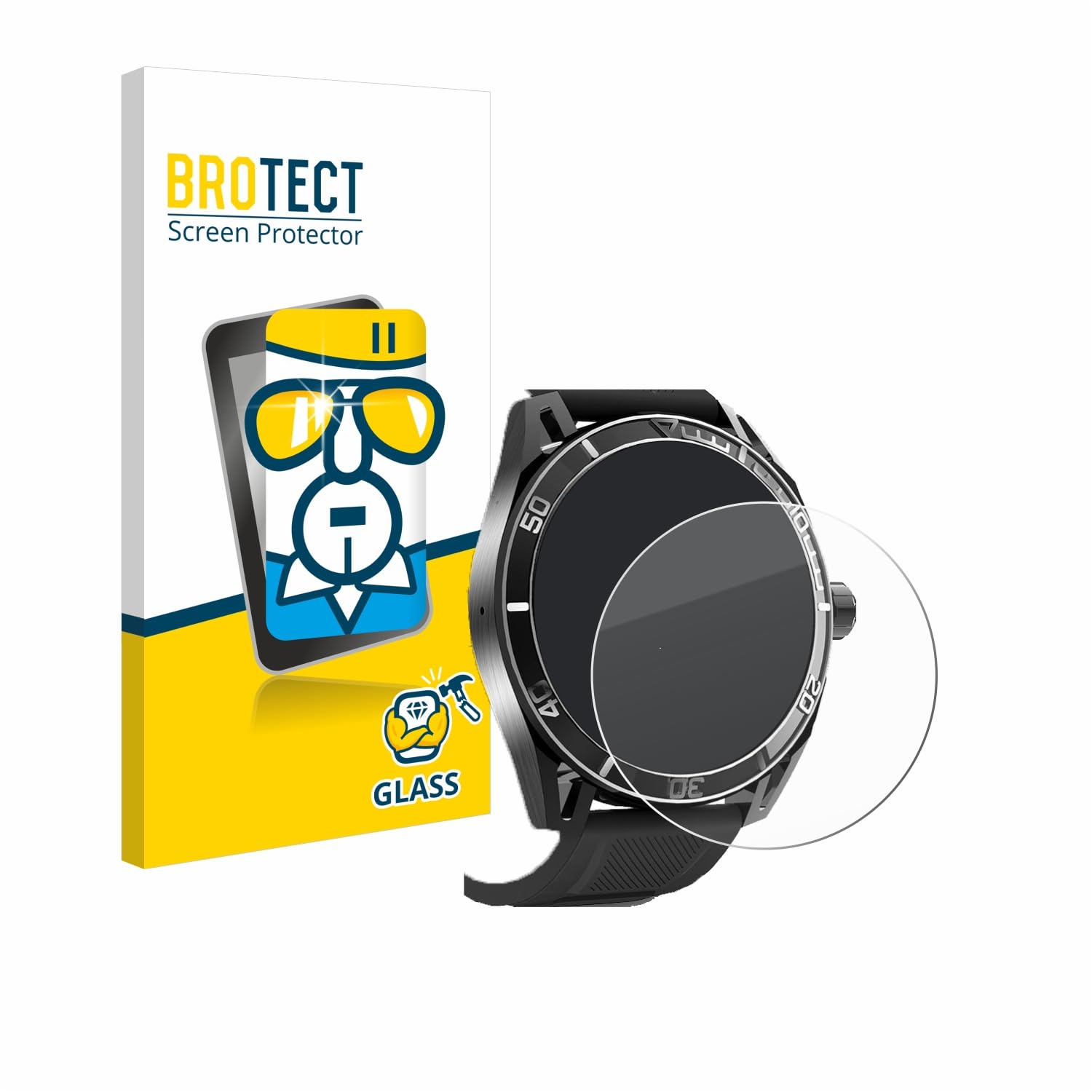 brotect-panzer-schutz-glas-f-r-yuede-smartwatch-1-43-rund image 1