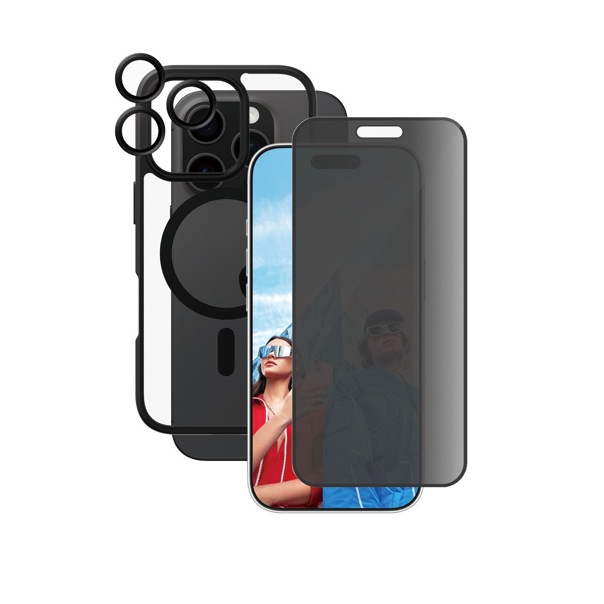 care-by-panzerglass-3-in-1-privacy-set-iphone-16-pro-mit-h-lle-und-kameraschutz image 1
