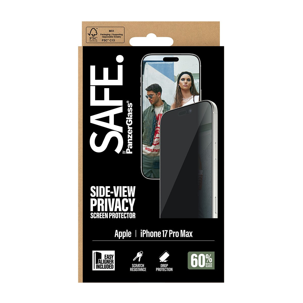 safe-by-panzerglass-2-way-privacy-displayschutz-f-r-iphone-17-pro-max-mit-easyal image 3