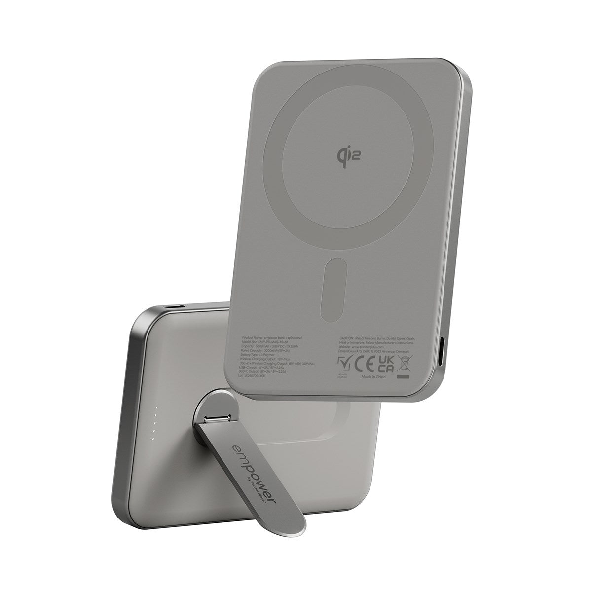 empower-by-panzerglass-powerbank-mit-spin-stand-5000mah-titanium image 1