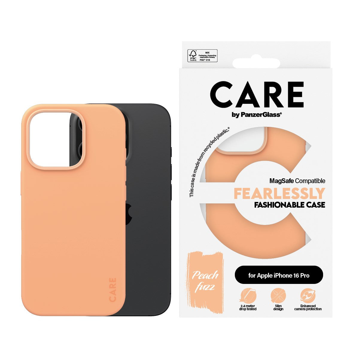 care-by-panzerglass-case-peachy-mit-magsafe-f-r-iphone-16-pro image 2