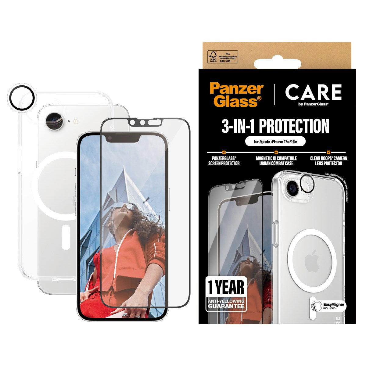 panzerglass-care-3-in-1-set-displayschutz-f-r-iphone-16e-17e image 2