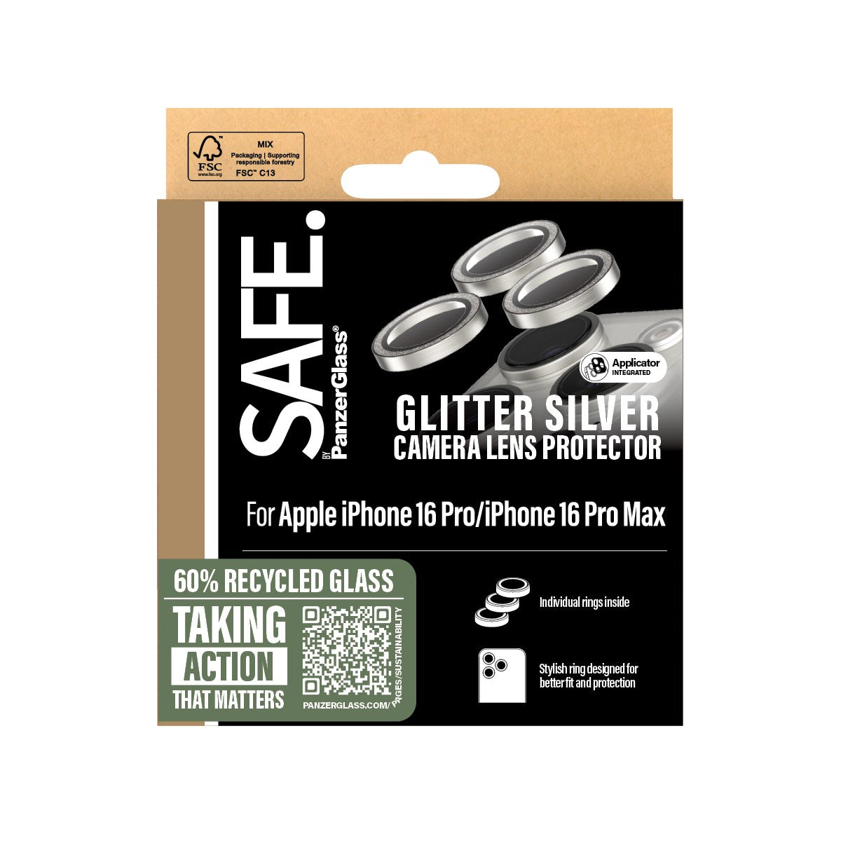 safe-by-panzerglass-kameraschutz-glitter-silber-iphone-16-pro-16-pro-max image 3