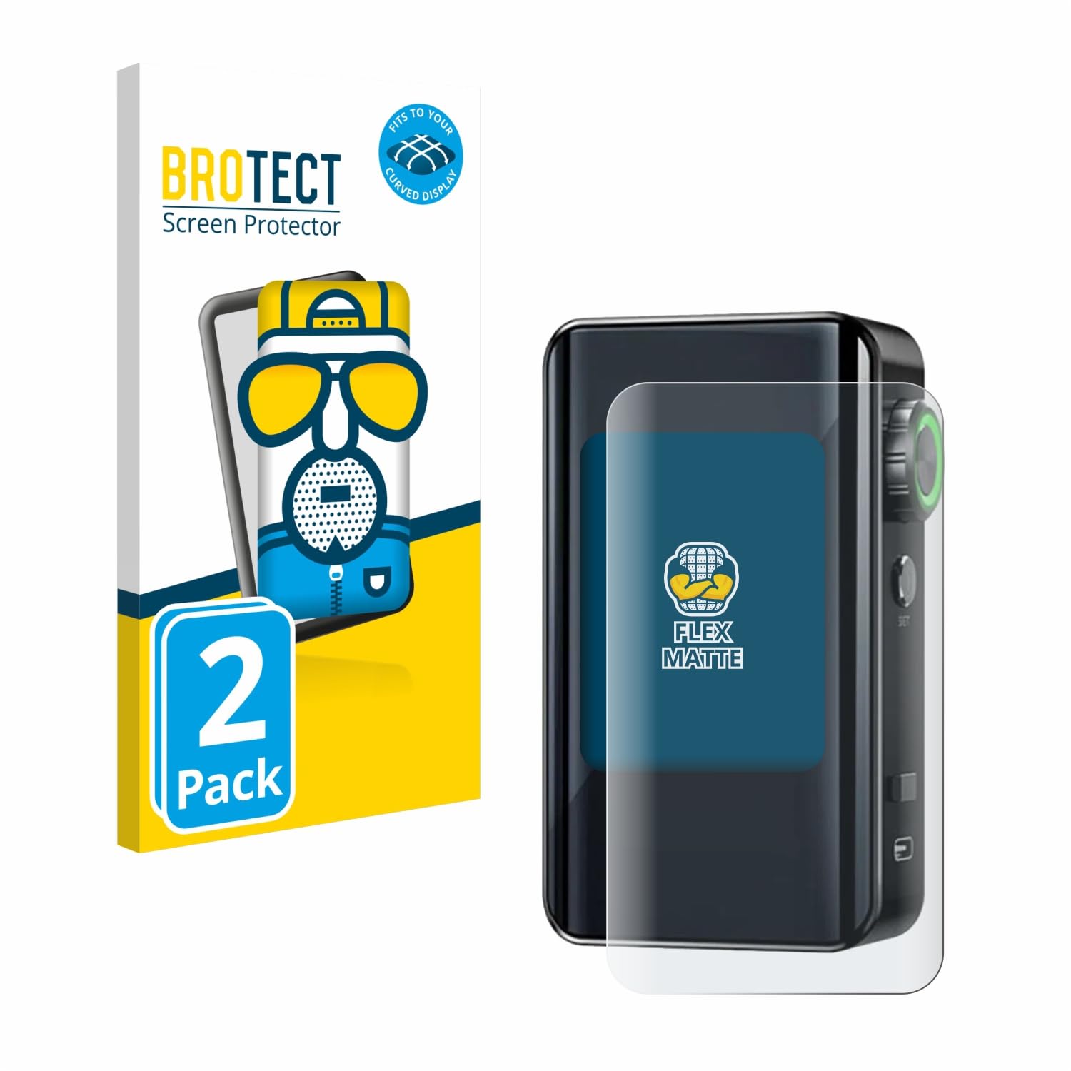 brotect-matte-full-cover-schutzfolie-2er-pack-f-r-lost-vape-centaurus-bt200 image 2