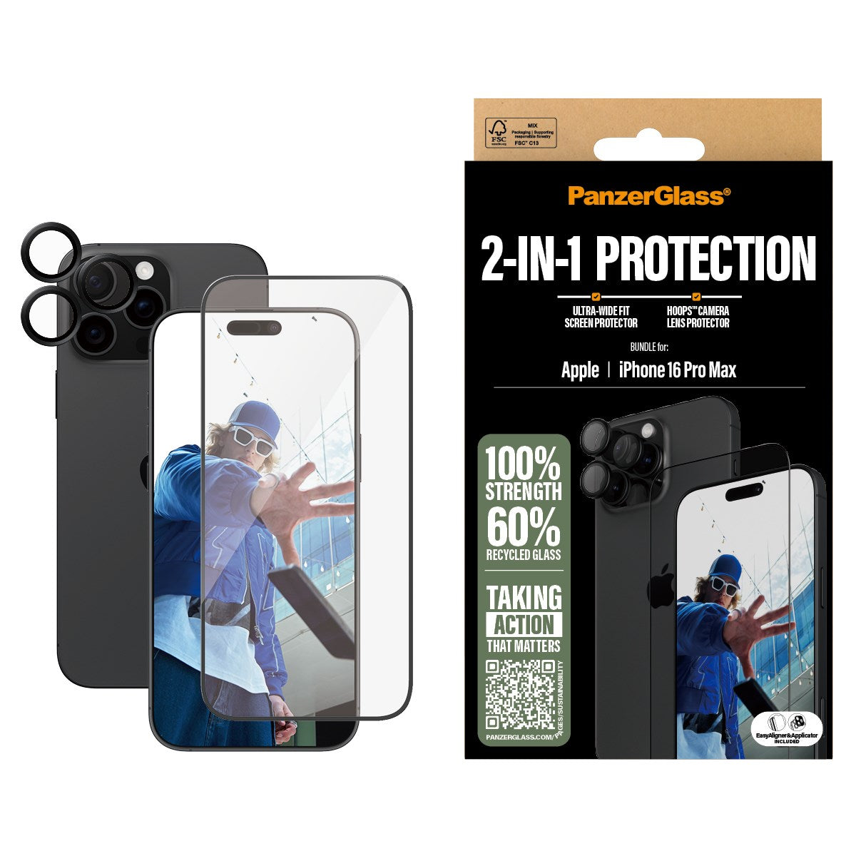 panzerglass-2-in-1-set-ultra-wide-fit-hoops-kameraschutz-f-r-iphone-16-pro-max image 2