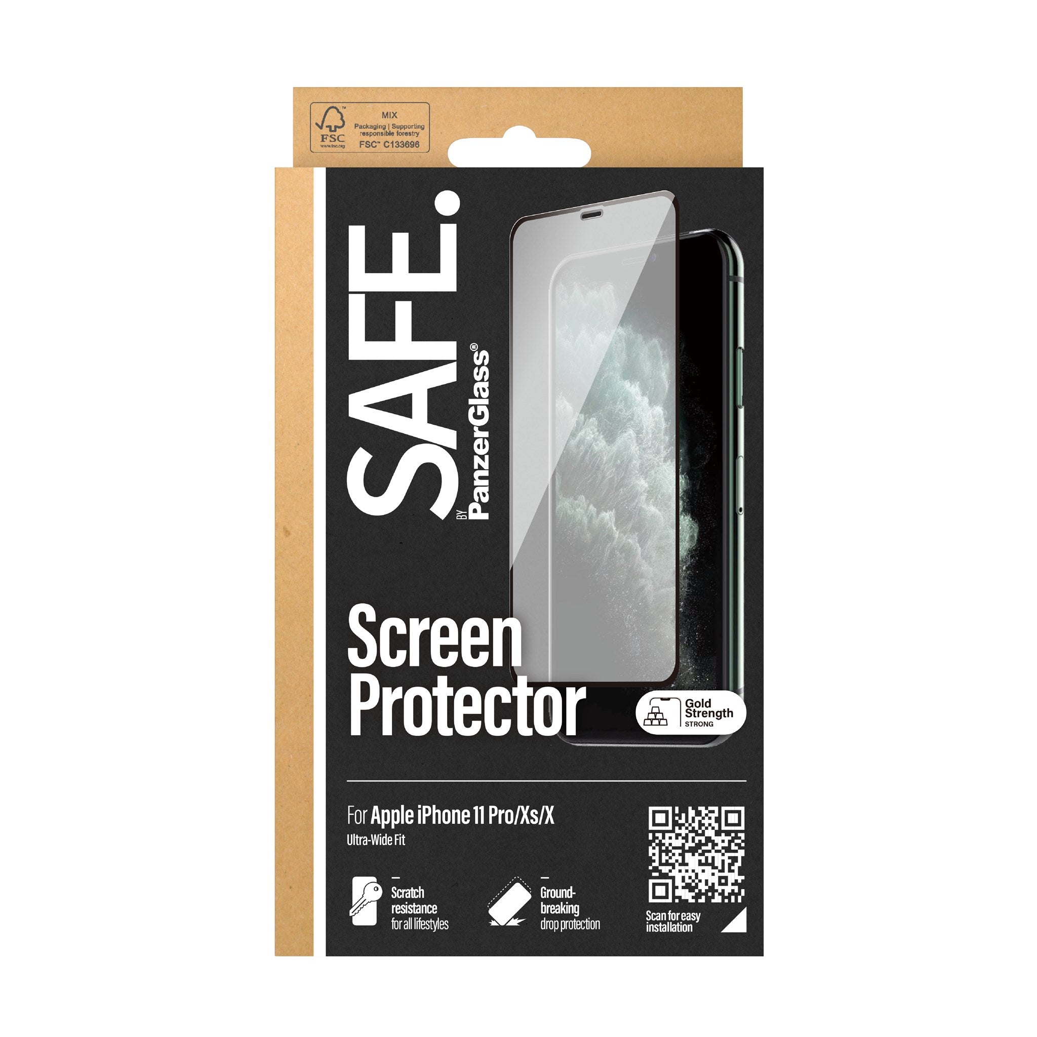 safe-by-panzerglass-displayschutzglas-iphone-x-xs-11-pro-edge-to-edge image 3