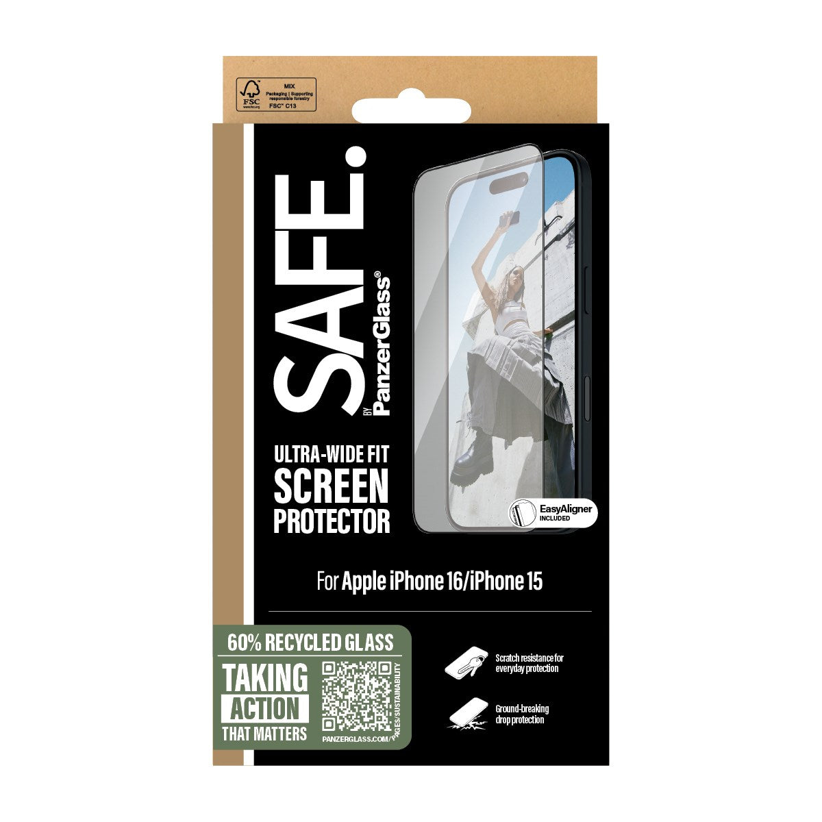 safe-by-panzerglass-displayschutz-ultra-wide-fit-f-r-iphone-16-15 image 3