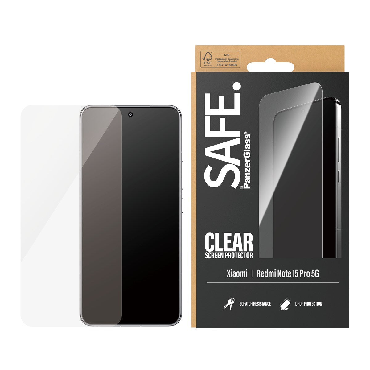 safe-by-panzerglass-displayschutz-xiaomi-redmi-note-15-pro-5g-ultra-wide-fit image 2