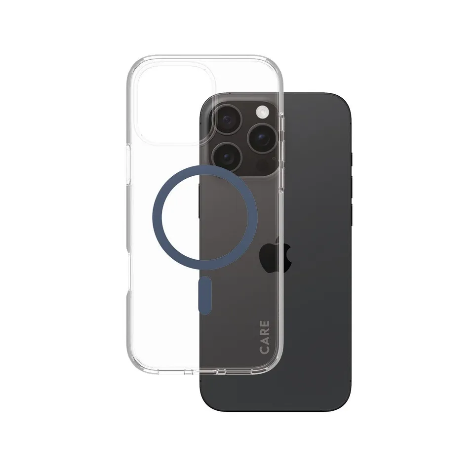 care-by-panzerglass-urban-combat-case-transparent-blau-magsafe-f-r-iphone-16-pro image 1
