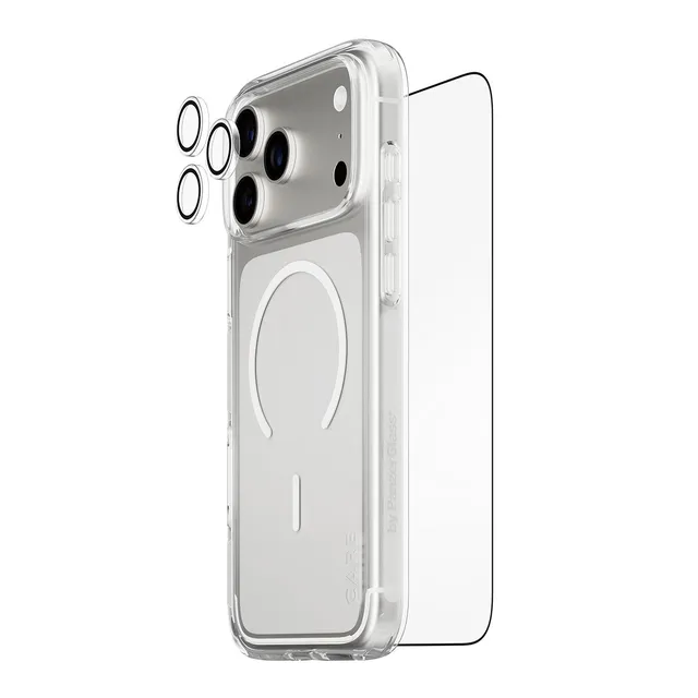 panzerglass-flagship-3-in-1-set-iphone-17-pro-max-mit-60-recycling-glas image 1