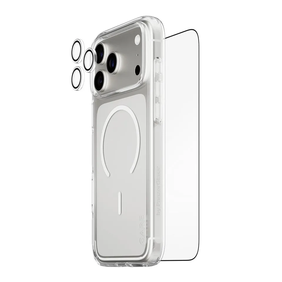 panzerglass-flagship-3-in-1-set-iphone-17-pro-max-mit-60-recycling-glas image 1
