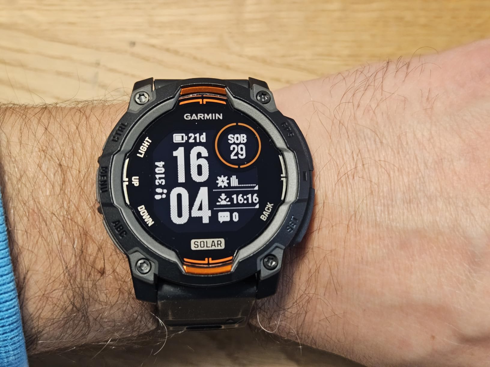 Unsichtbar auf der Uhr