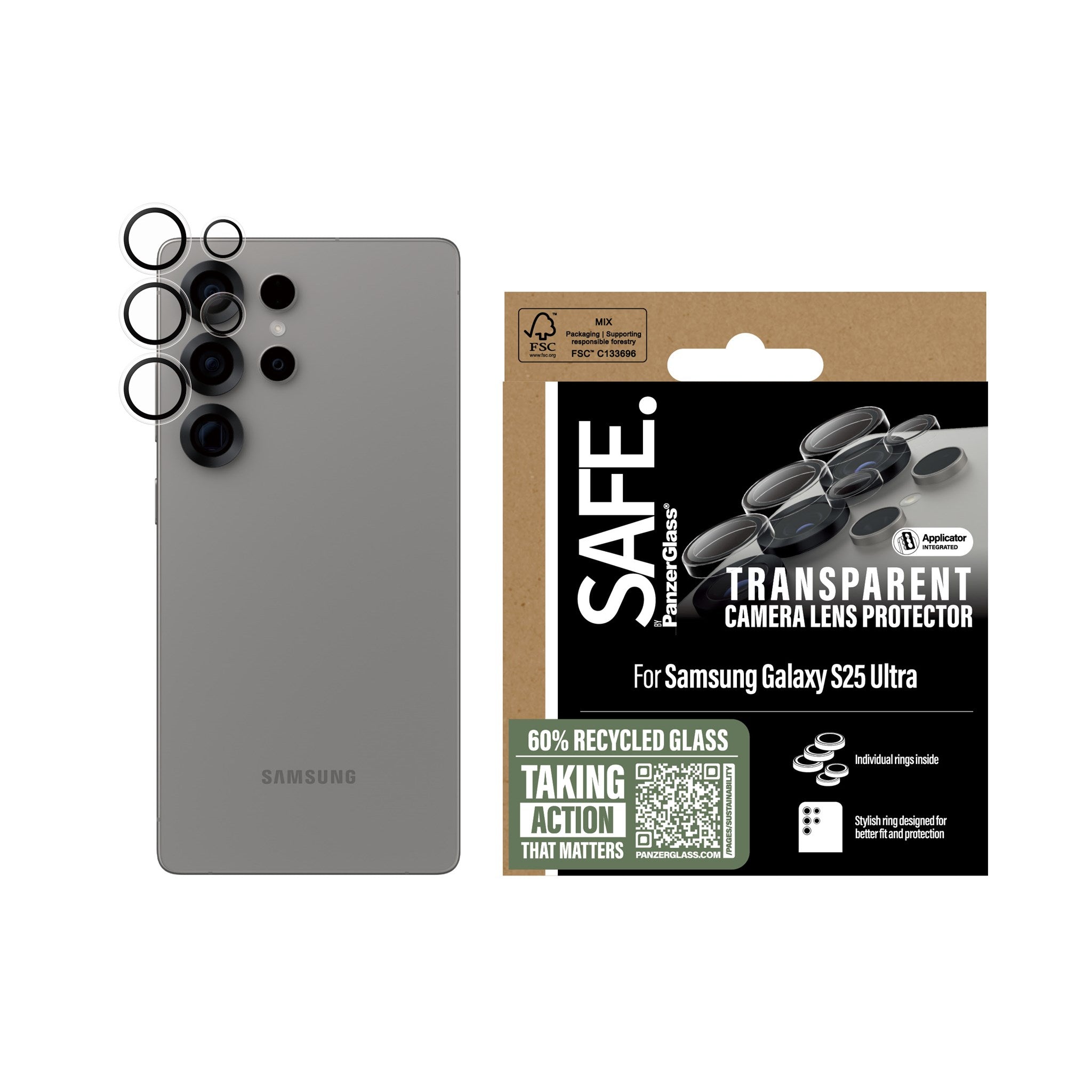 safe-by-panzerglass-kameraschutz-transparent-linsenschutz-f-r-samsung-galaxy-s25 image 2